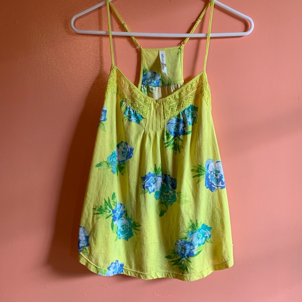 Cute flowery flowy tank top
